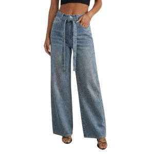 Women’s High-Waist Wide-Leg Jeans – Loose Fit Full-Length Denim Pants _ Fashionira Women’s High-Waist Wide-Leg Jeans – Loose Fit Full-Length Denim Pants _ Fashionira